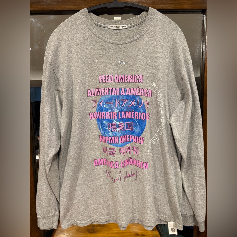 Advisory Board Crystals x J. Balvin Gray Long Sleeve Shirt